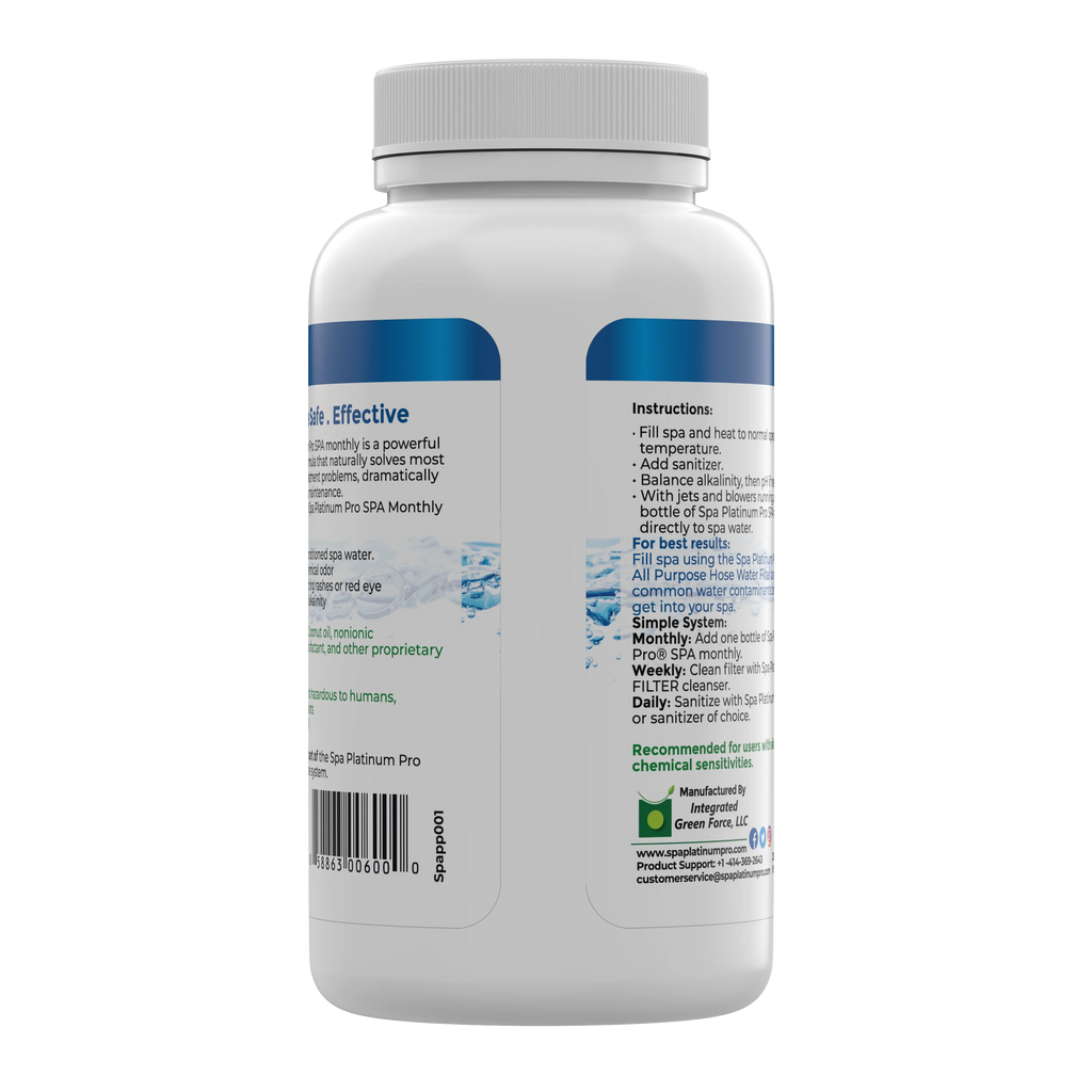 Natural Hot Tub Water Treatment, Six Months Supply Y824797