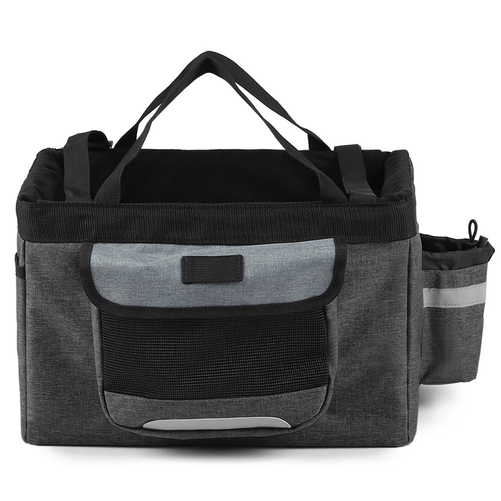 Foldable Front Basket Removable Bike Basket Carrier Tote Bag E715