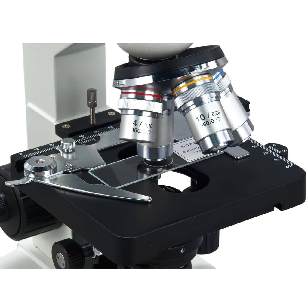 40X-2500X Trinocular Compound Microscope with USB Camera and Mechanical Stage Z743504
