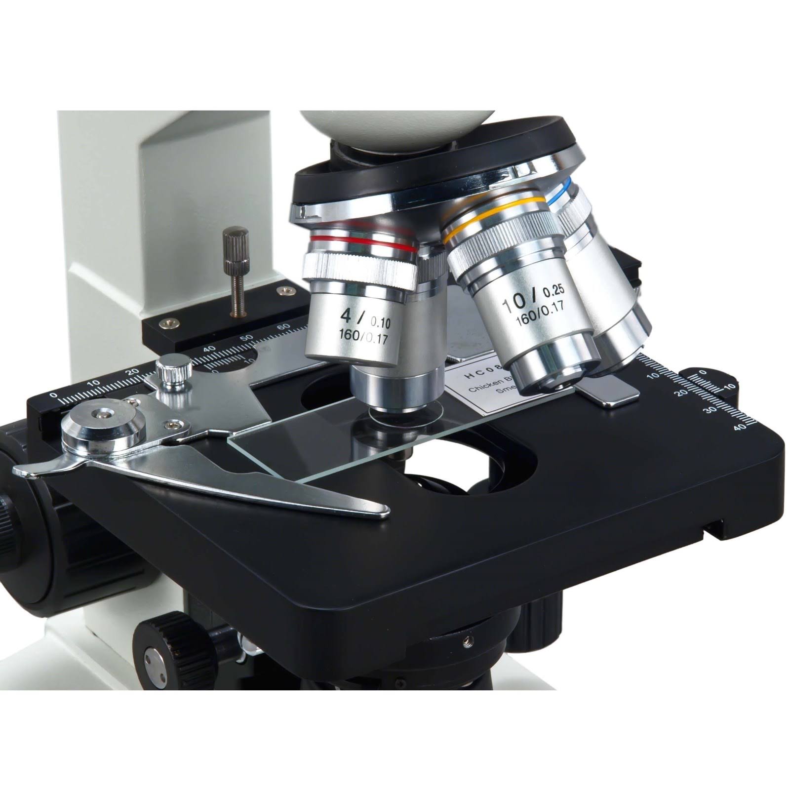 40X-2500X Trinocular Compound Microscope with USB Camera and Mechanical Stage Z743504