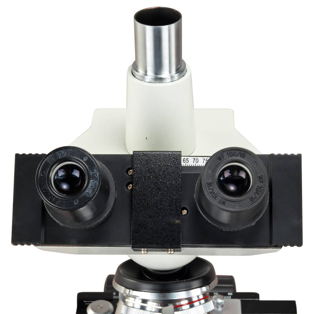 40X-2500X Trinocular Compound Microscope with USB Camera and Mechanical Stage Z743504