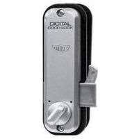 Jet Black Mechanical Keyless Hook Bolt Door Lock G591799