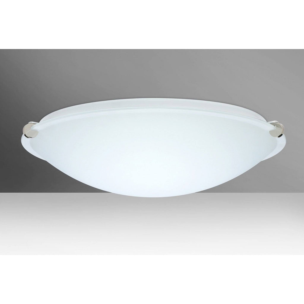 Polished Nickel Flush Mount Light Y486