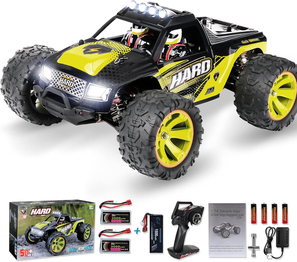 1:14 Scale RC Monster Truck with 3 Batteries J71531
