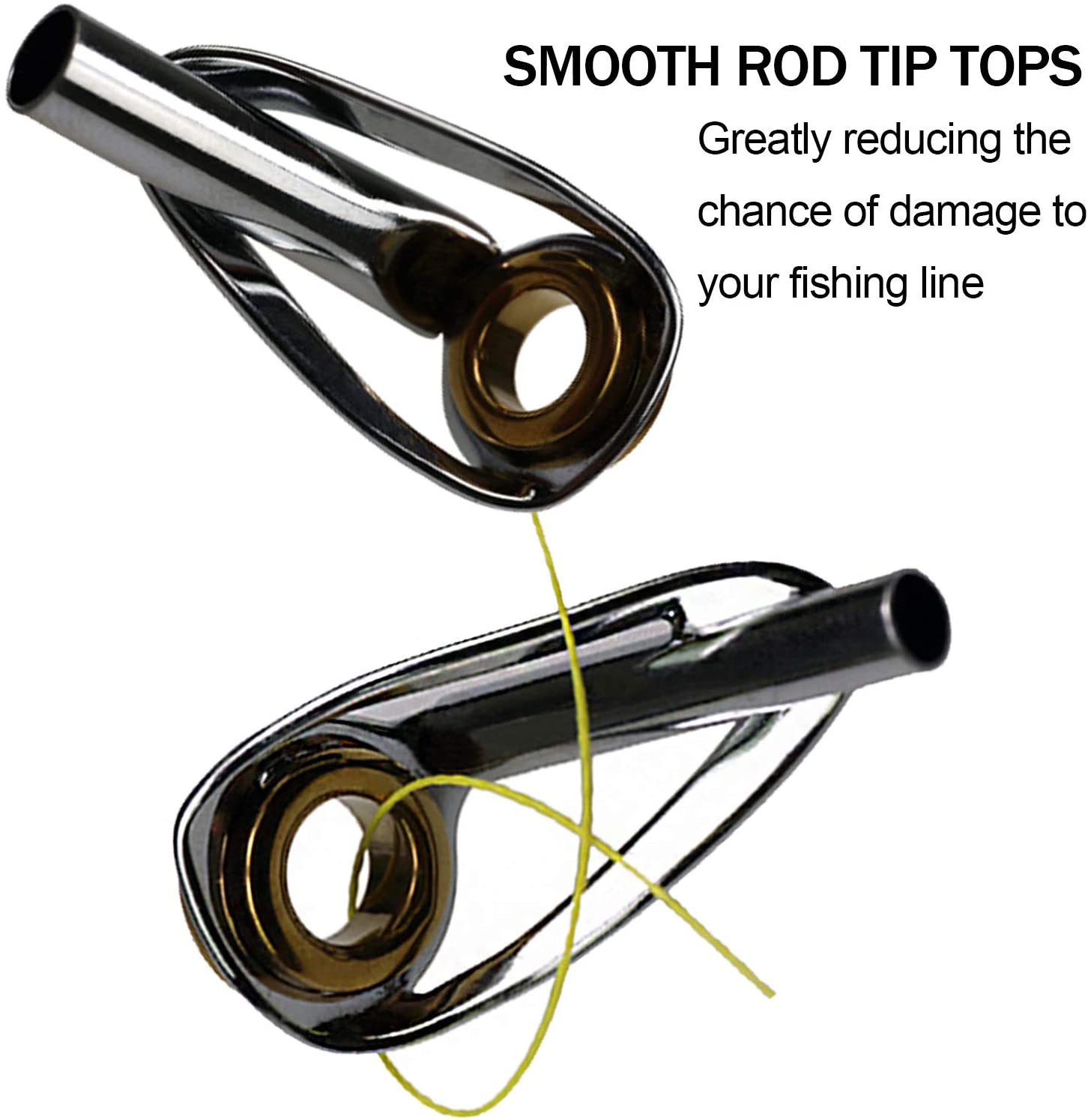 Saltwater Rod Tip Repair Kit Stainless Steel Ceramics 30pcs/40pcs D663