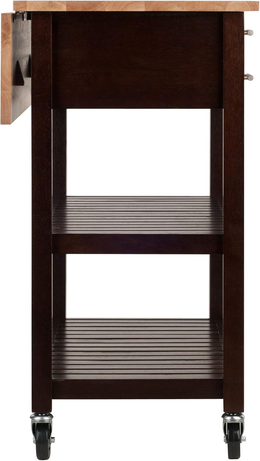 Cappuccino Natural Kitchen Cart K554532