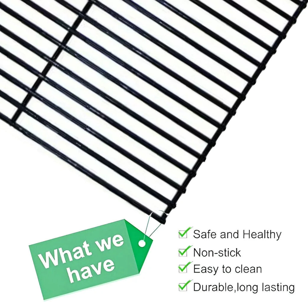 Set of Two 17 inch Grill Cooking Grates Replacement Parts for Gas Grills E193703