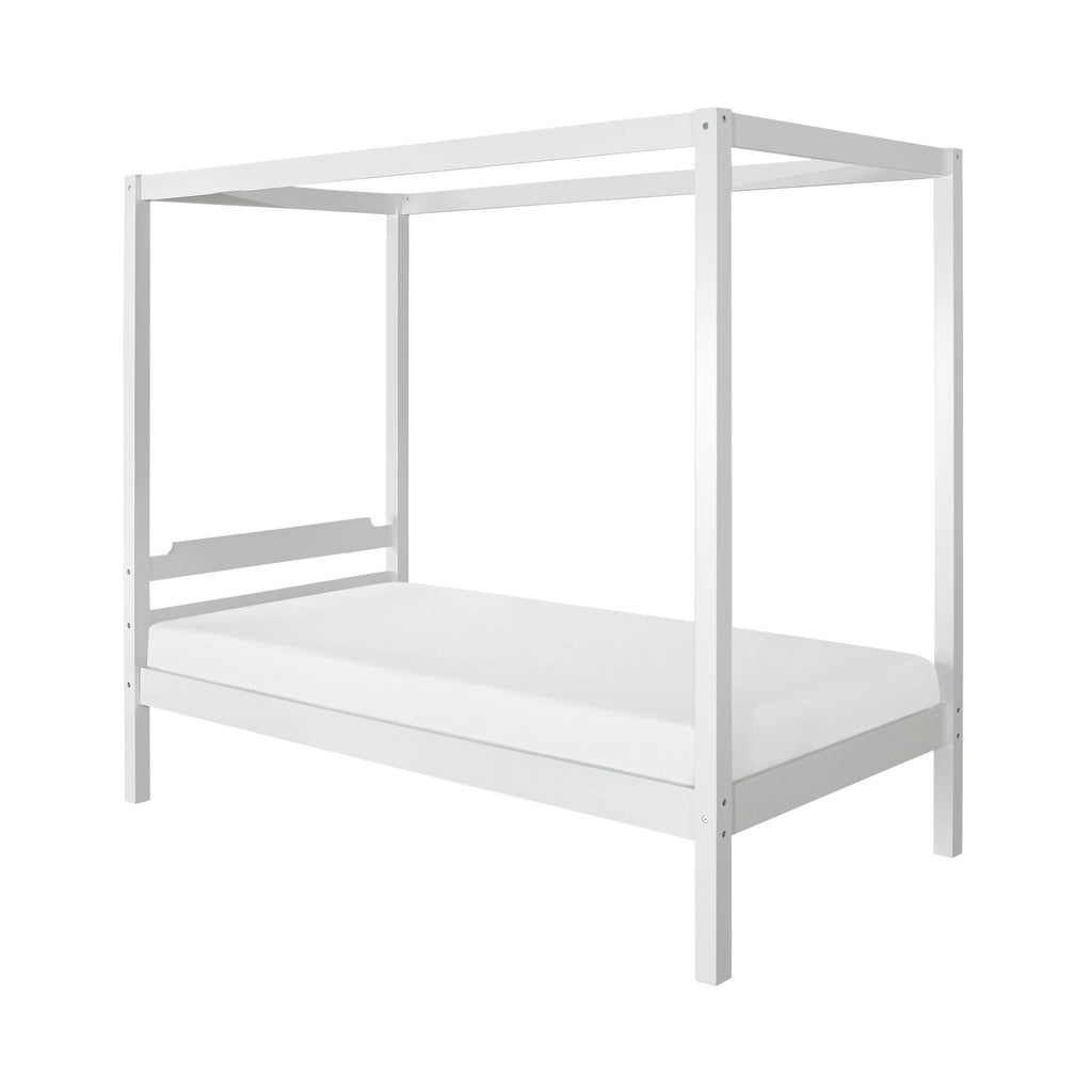Twin Canopy Bed - White Z611