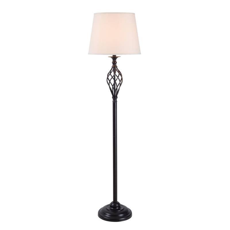 Rubbed Bronze Twist Base Lamps (Set of 3) P663