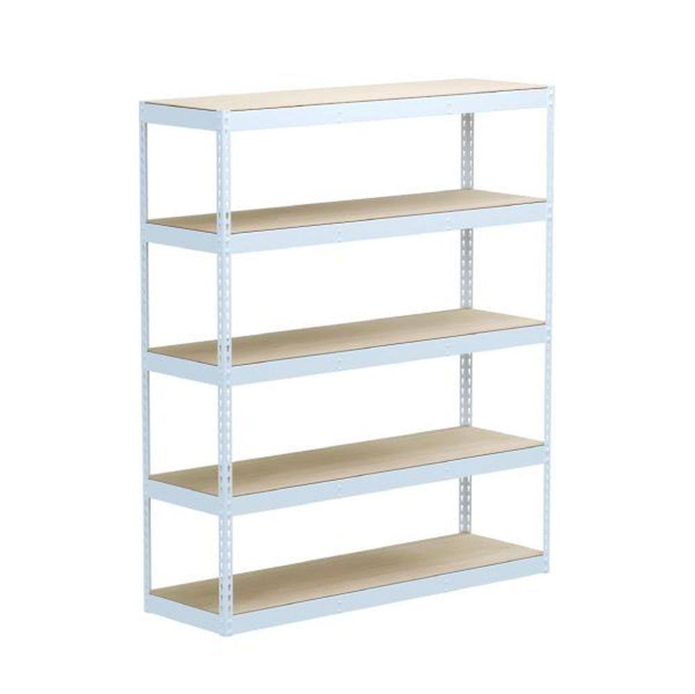 18x 60x22 x 72x22 Modular Shelving - White Y763