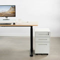 White 3-Drawer Vertical Filing Cabinet C5387