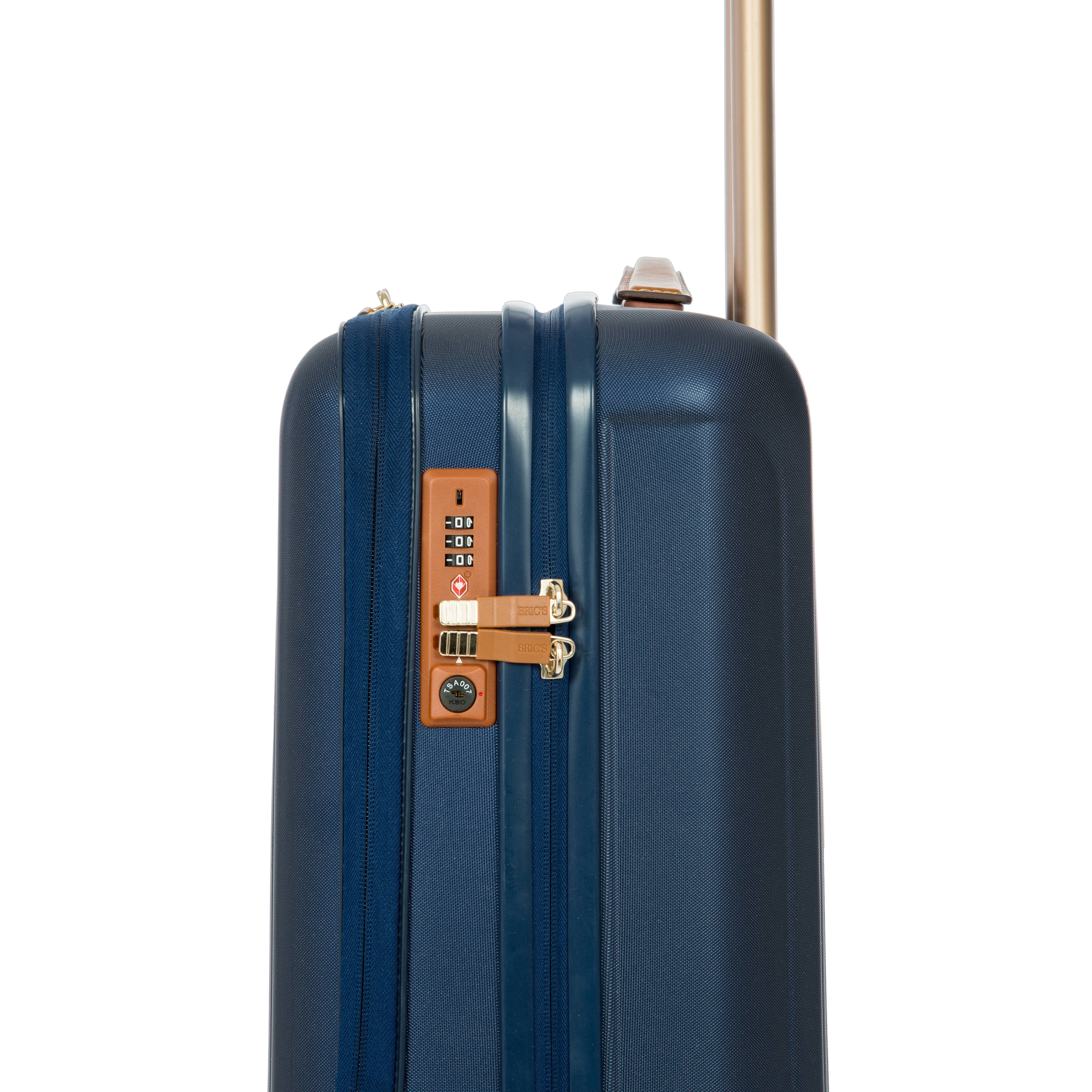 Matte Blue 21x22 Carry-On Spinner with Pocket N93222