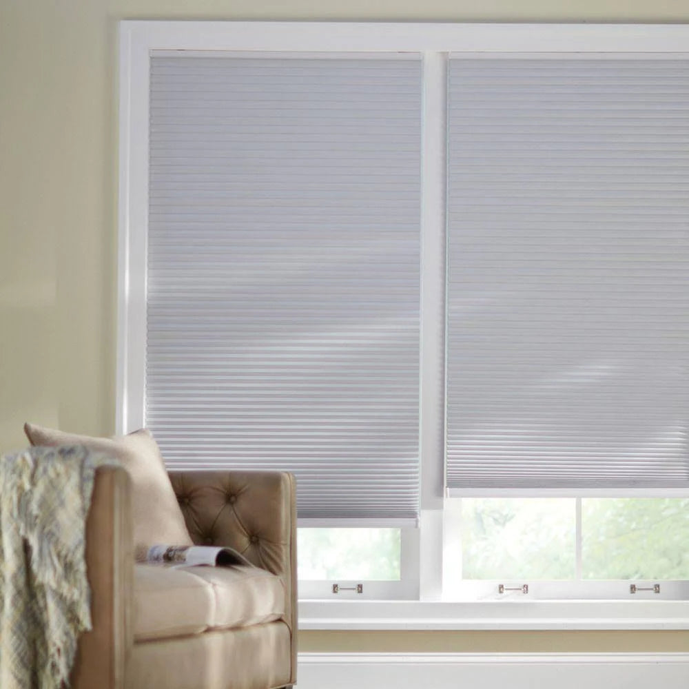 Shadow White Cordless Blackout Cellular Shade T745