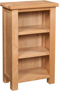 Oak Small Bookcase Solid Rustic Hardwood 3 Tier Bookshelf M997