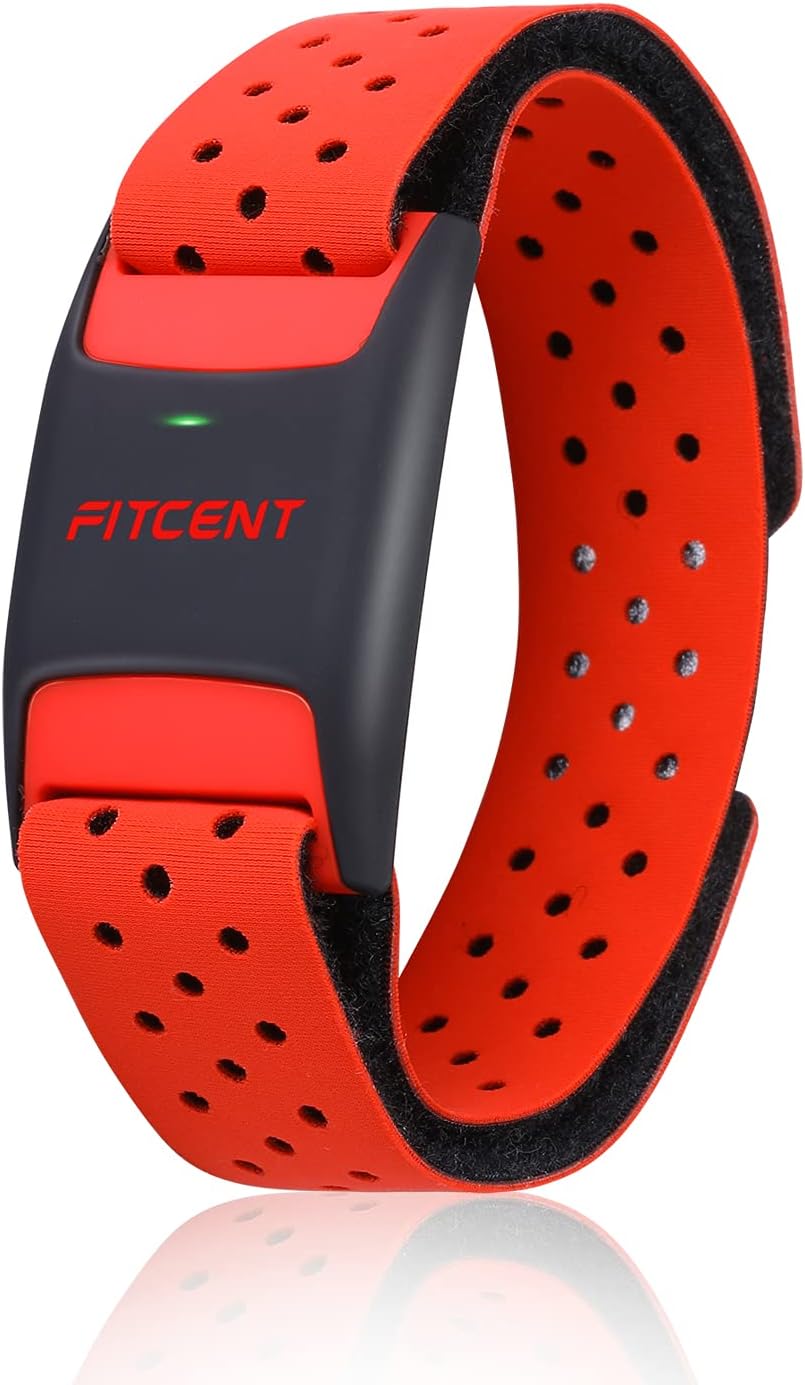 Heart Rate Monitor Armband, Bluetooth ANT+ Optical Sensor, Pack of 2 F140