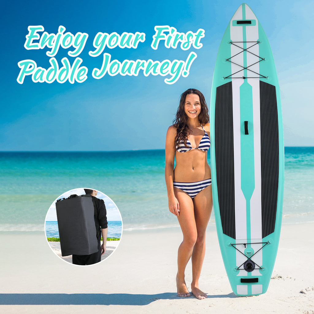 11FT Inflatable Stand Up Paddle Board with Backpack A894114
