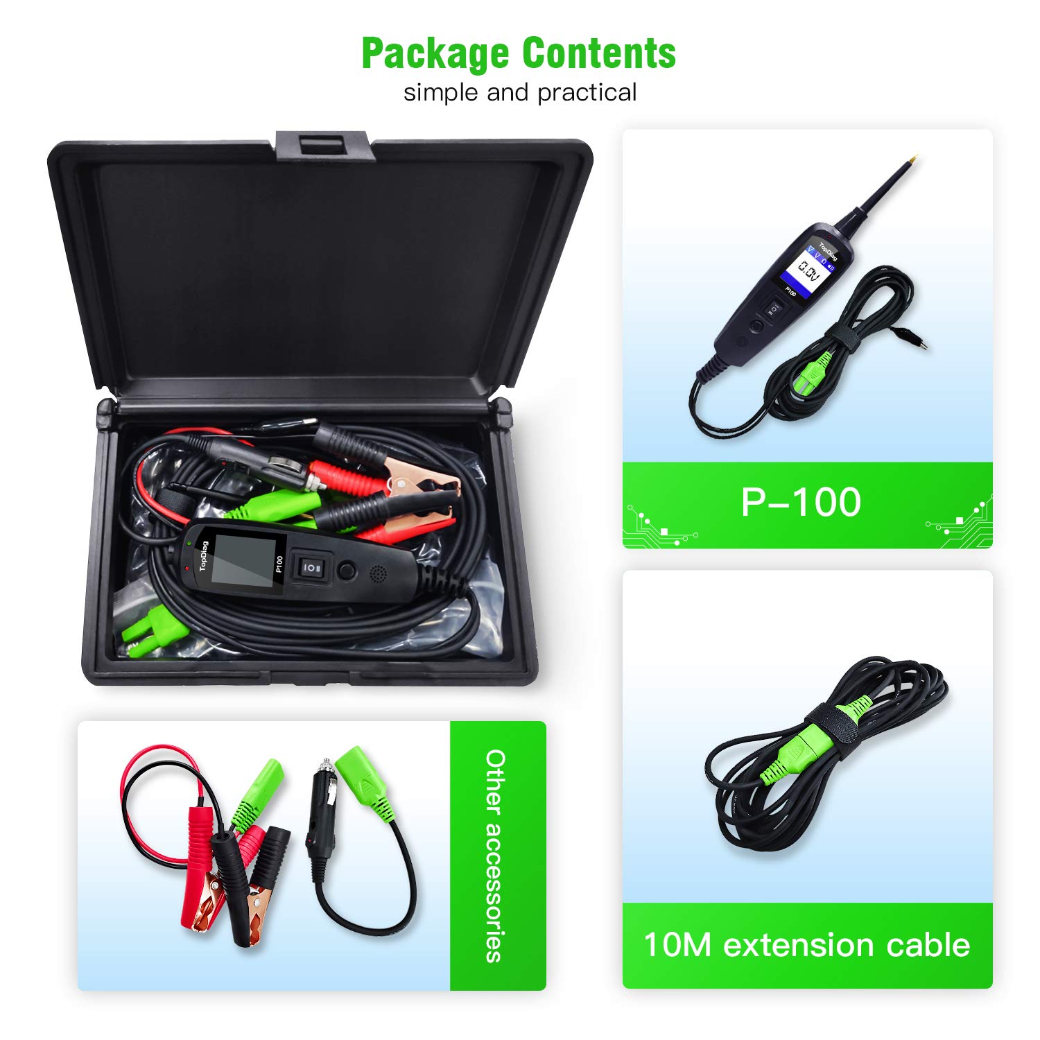 6-30V Circuit Tester Automotive Electrical Tester Digital Voltage Tester A8518