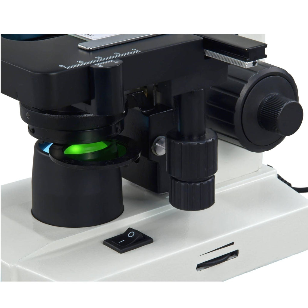 40X-2500X Trinocular Compound Microscope with USB Camera and Mechanical Stage Z743504