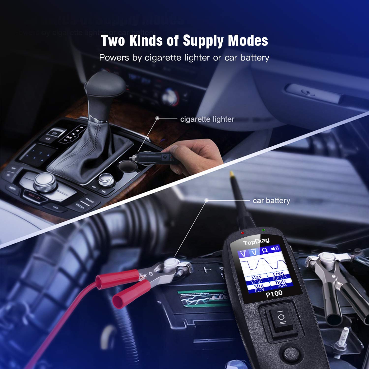 6-30V Circuit Tester Automotive Electrical Tester Digital Voltage Tester A8518