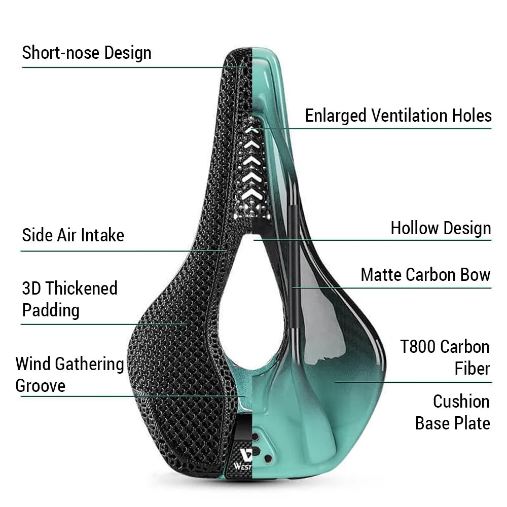 Carbon Fiber Bike Seat I2128