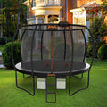 10FT Trampoline with Basketball Hoop and Enclosure V32959