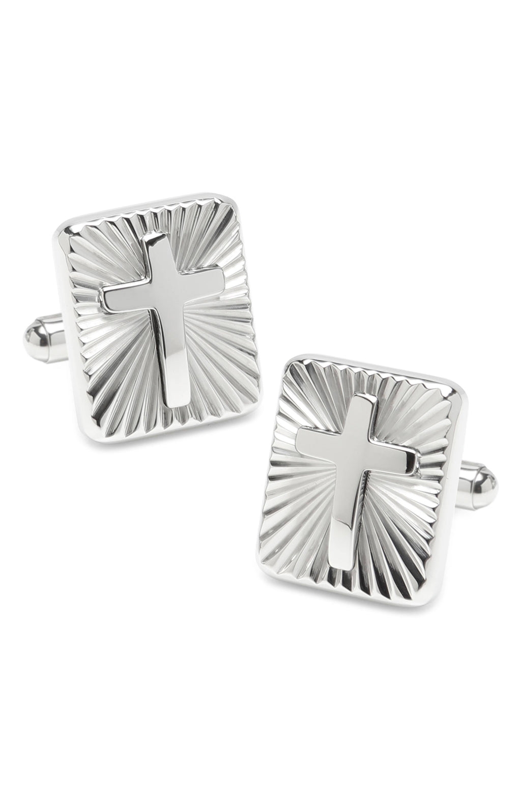 Silver Cross Cufflinks T3714
