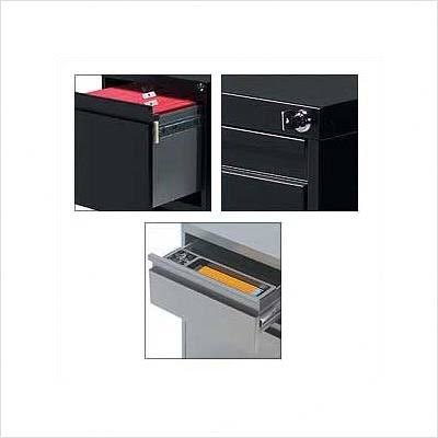 Light Grey 3 Drawer Vertical Metal File Cabinet X75560
