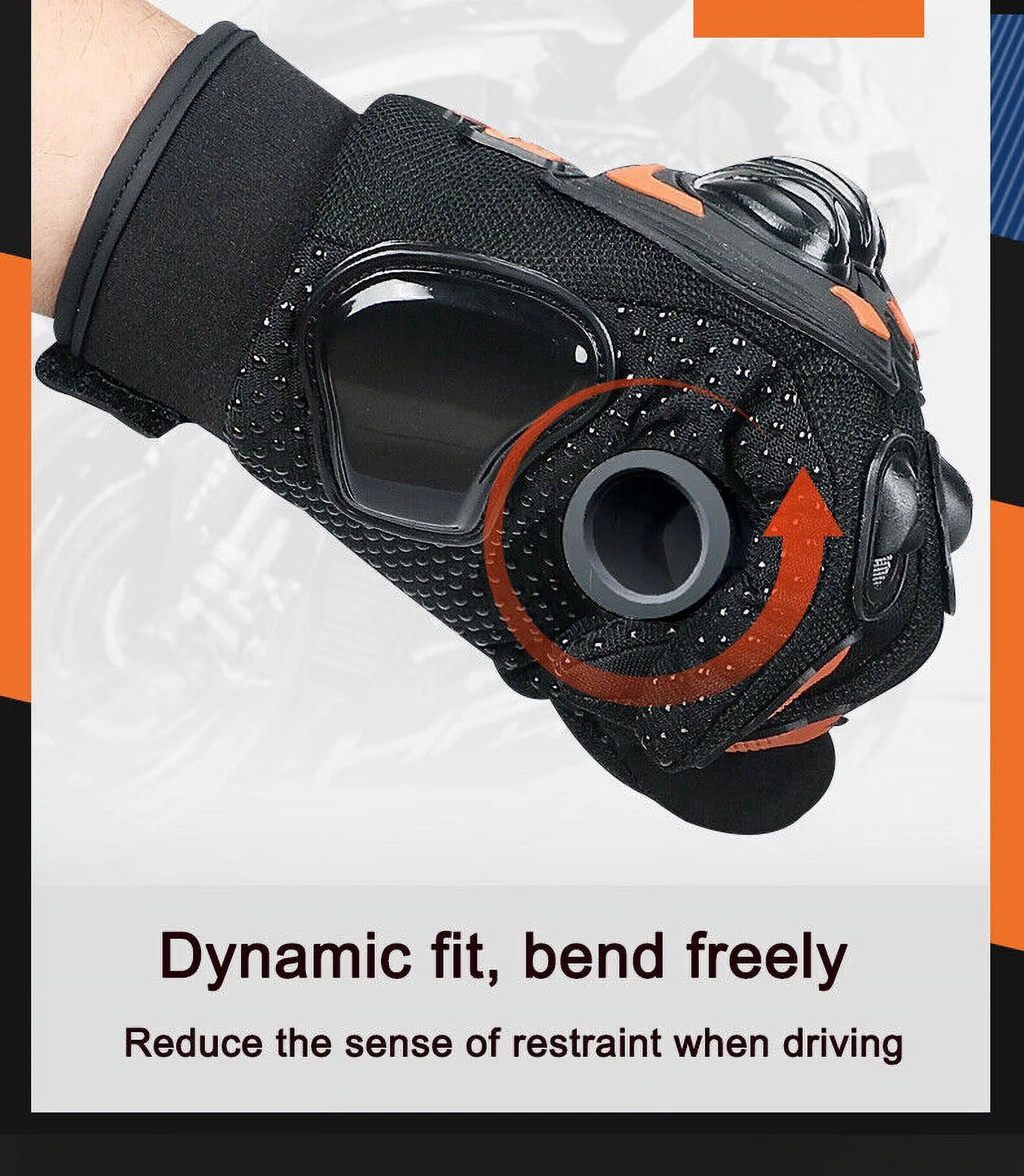 Motorcycle Gloves Full Finger Touchscreen Motorbike Riding Gloves Z38780