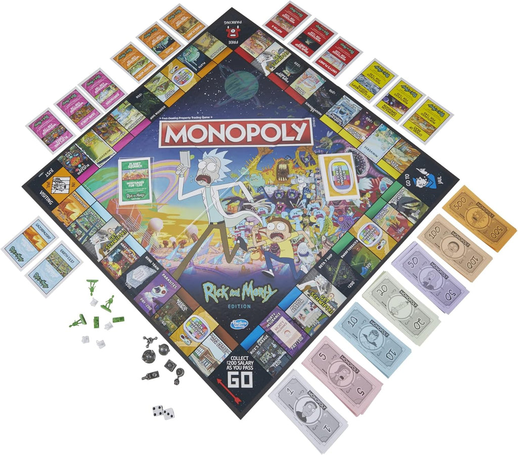 Monopoly Board Game with Collectible Tokens M38543