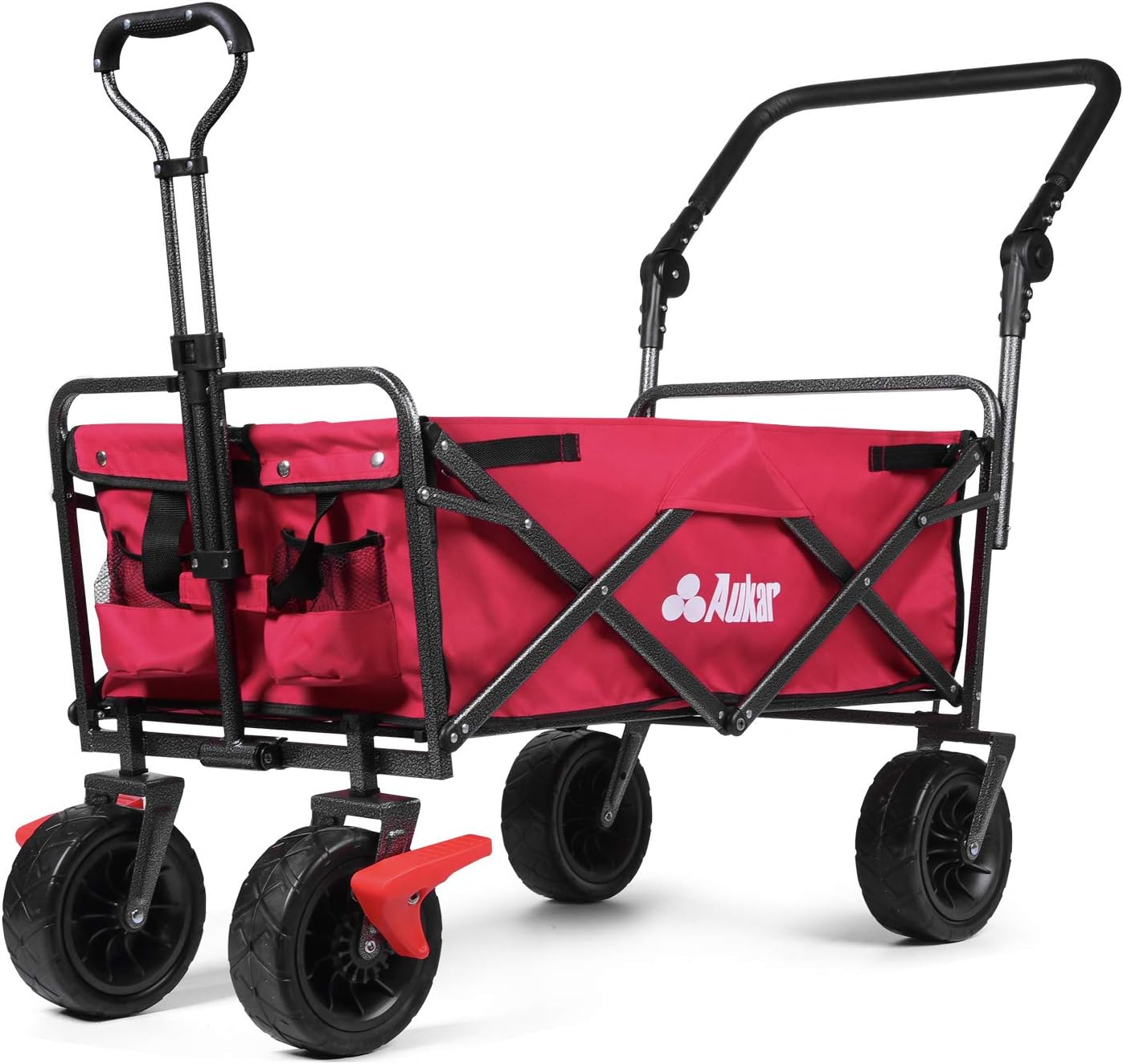 Heavy Duty Collapsible Wagon Cart (Red) E4631