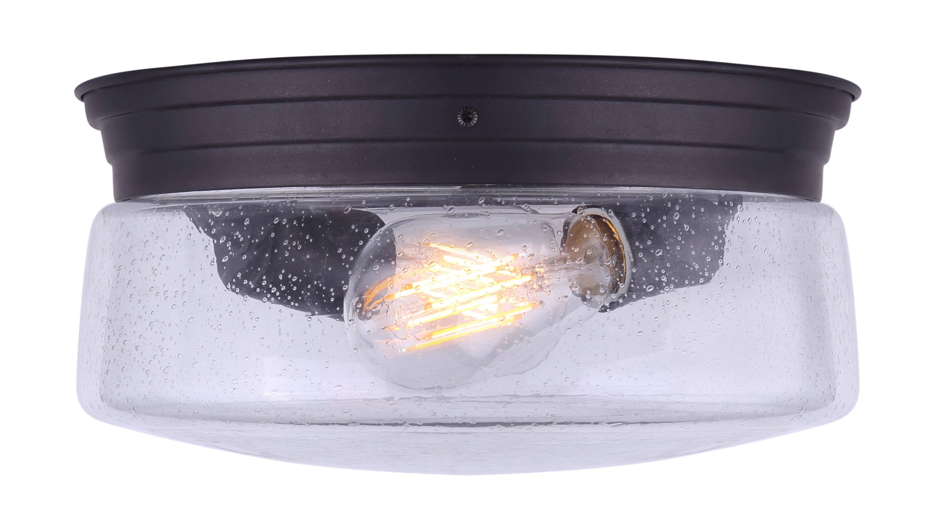 Oil Rubbed Bronze 2 Bulb Flushmount Q953351