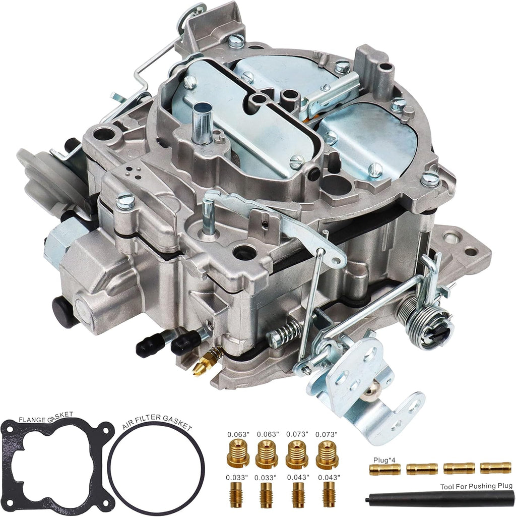 Carburetor 4 Barrel 750 CFM Manual Choke with Gaskets Plugs Jets N602