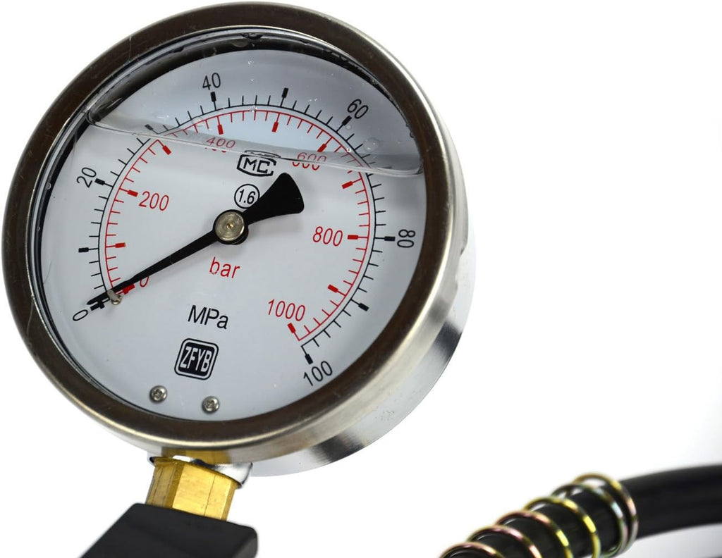 Manual Hand Hydraulic Power Pack Pump 2 Stage, Double Acting 10k psi 183 Cubic in Capacity N496