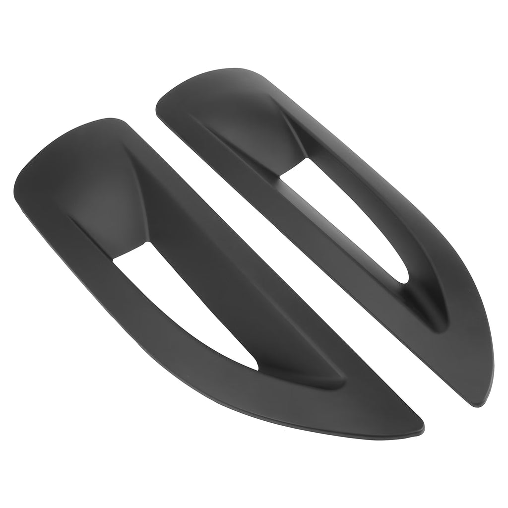 Matte Black Hood Side Air Vents Cover Trim for Jeep Wrangler JK JKU Unlimited Rubicon 2007-2017 L253