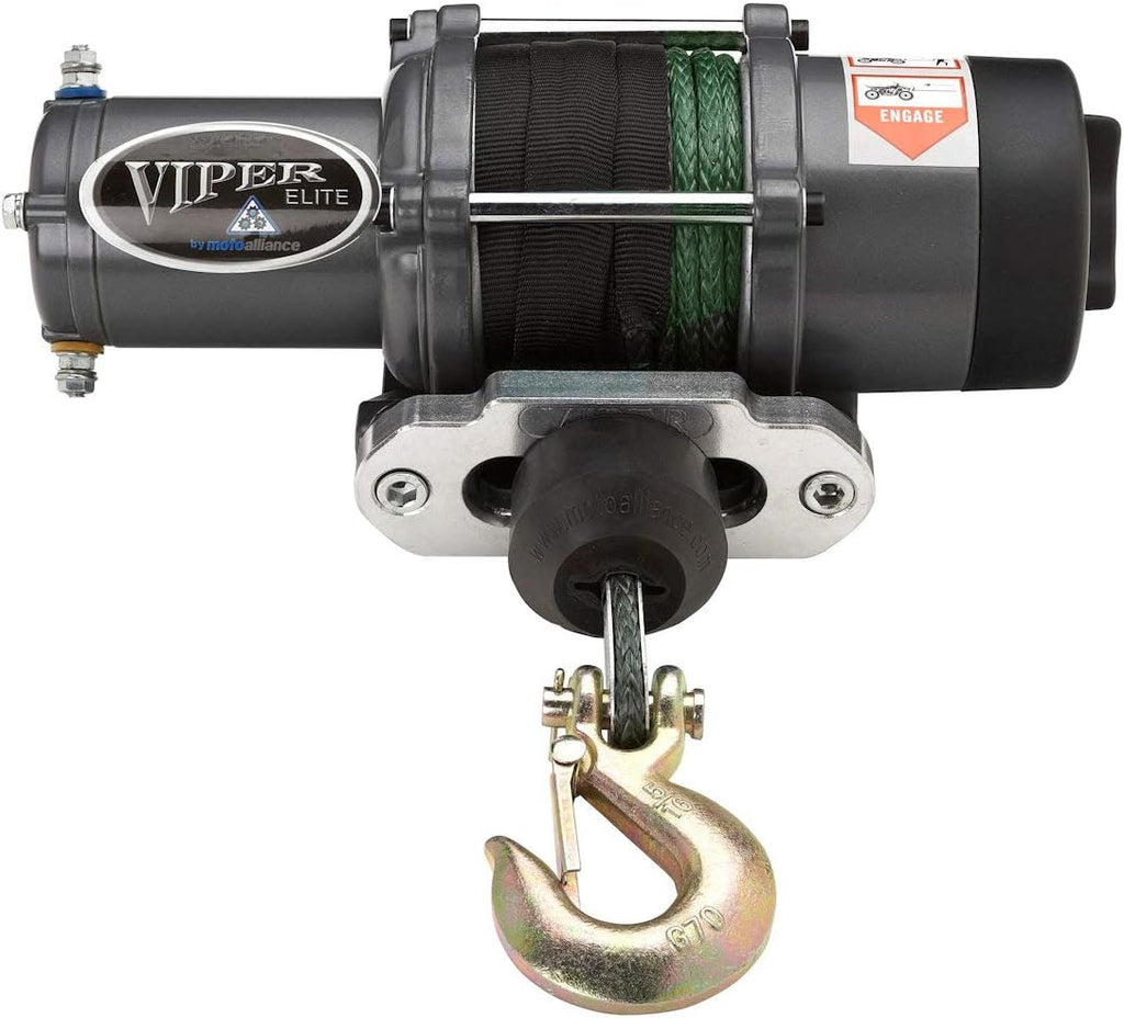 4500lb UTV Winch Black Rope Q4395