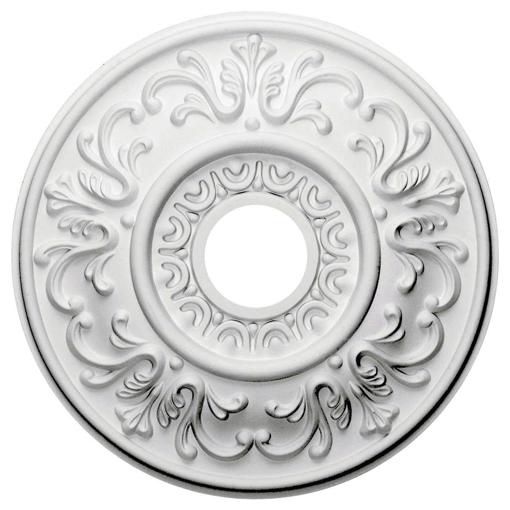 18 inchod x 3 1/2 inchid x 1 inchp Hand-Painted Flash Gold Ceiling Medallion T840033