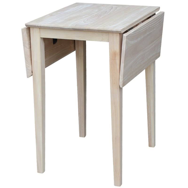 Unfinished Drop Leaf Folding Dining Table D907519