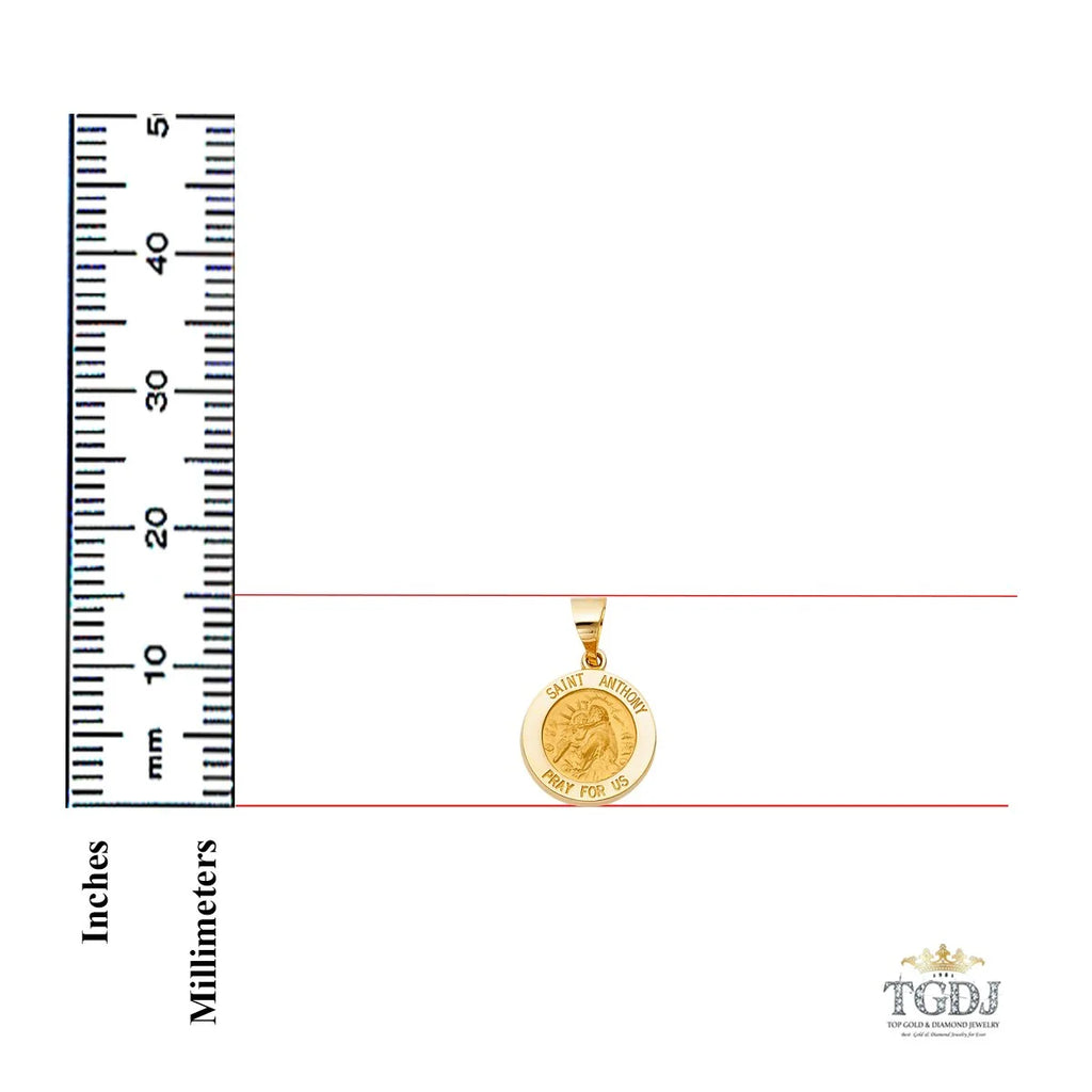 14k Yellow Gold St. Anthony Pendant S4160