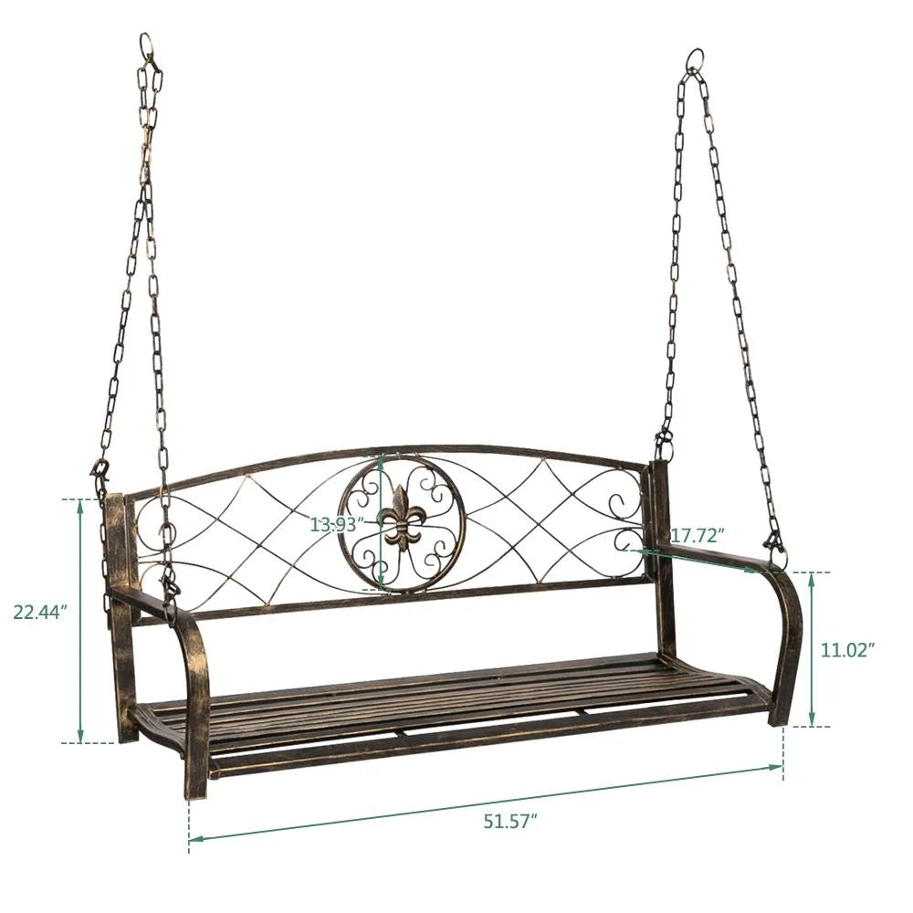 Metal Porch Swing Chair Z49204