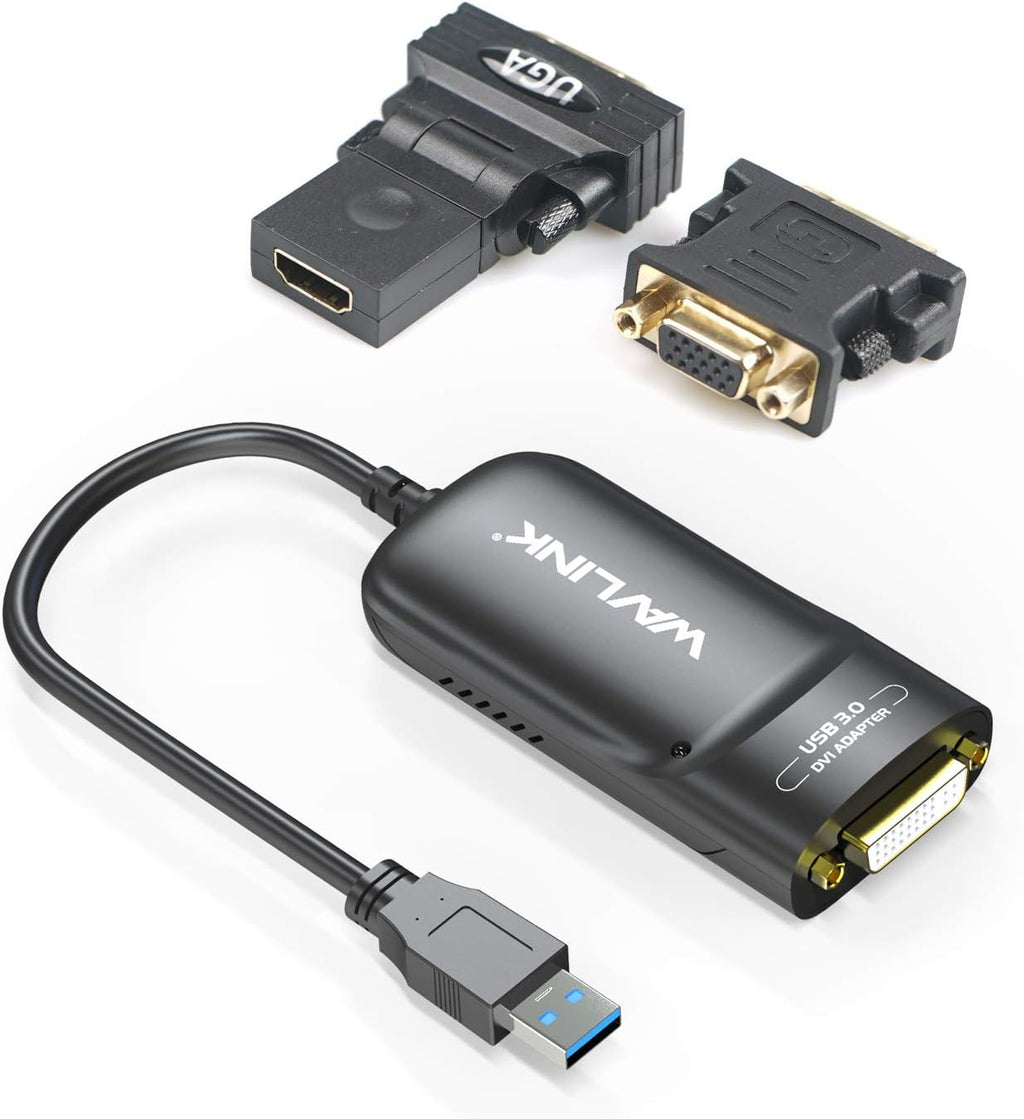 USB 3.0 to DVI/VGA/HDMI Universal Video Graphics Adapter with Audio Port F441859