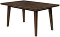 Rectangle Wood Dining Table in Walnut E233968