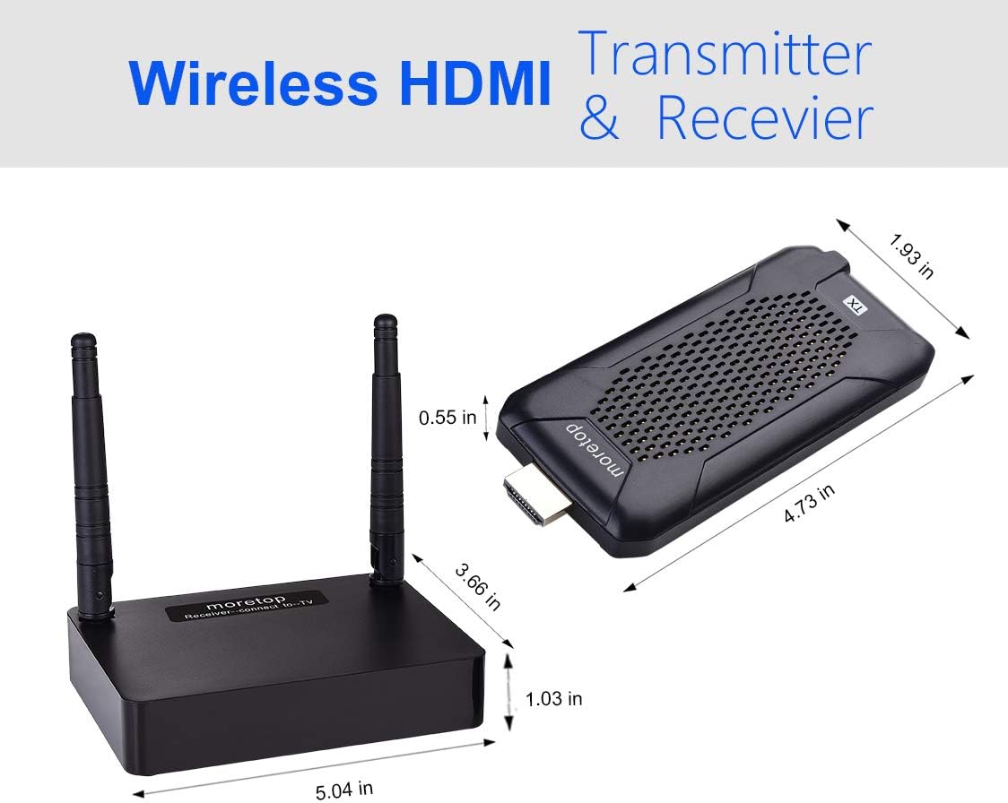 Wireless HDMI Transmitter and Receiver 5GHz Low Latency 328ft 1080p N950