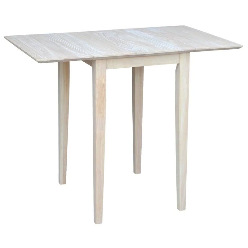 Unfinished Drop Leaf Folding Dining Table D907519