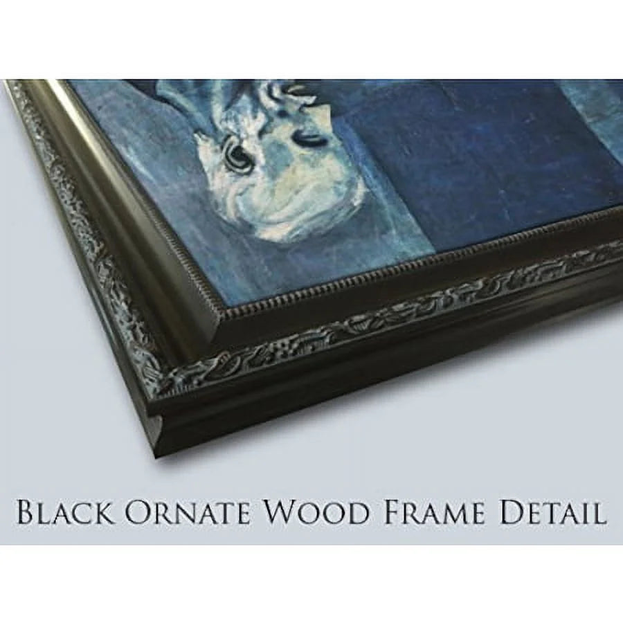 Black Ornate Wood Framed Museum Art Print L567755