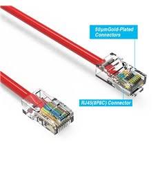 Red Plenum Cat5e Ethernet Cable W5634