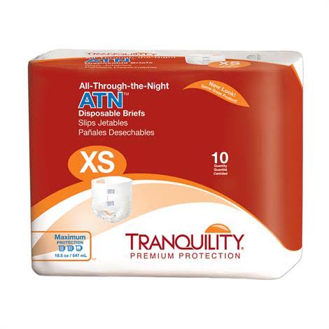 Medium Disposable Brief, 12/Pack U748