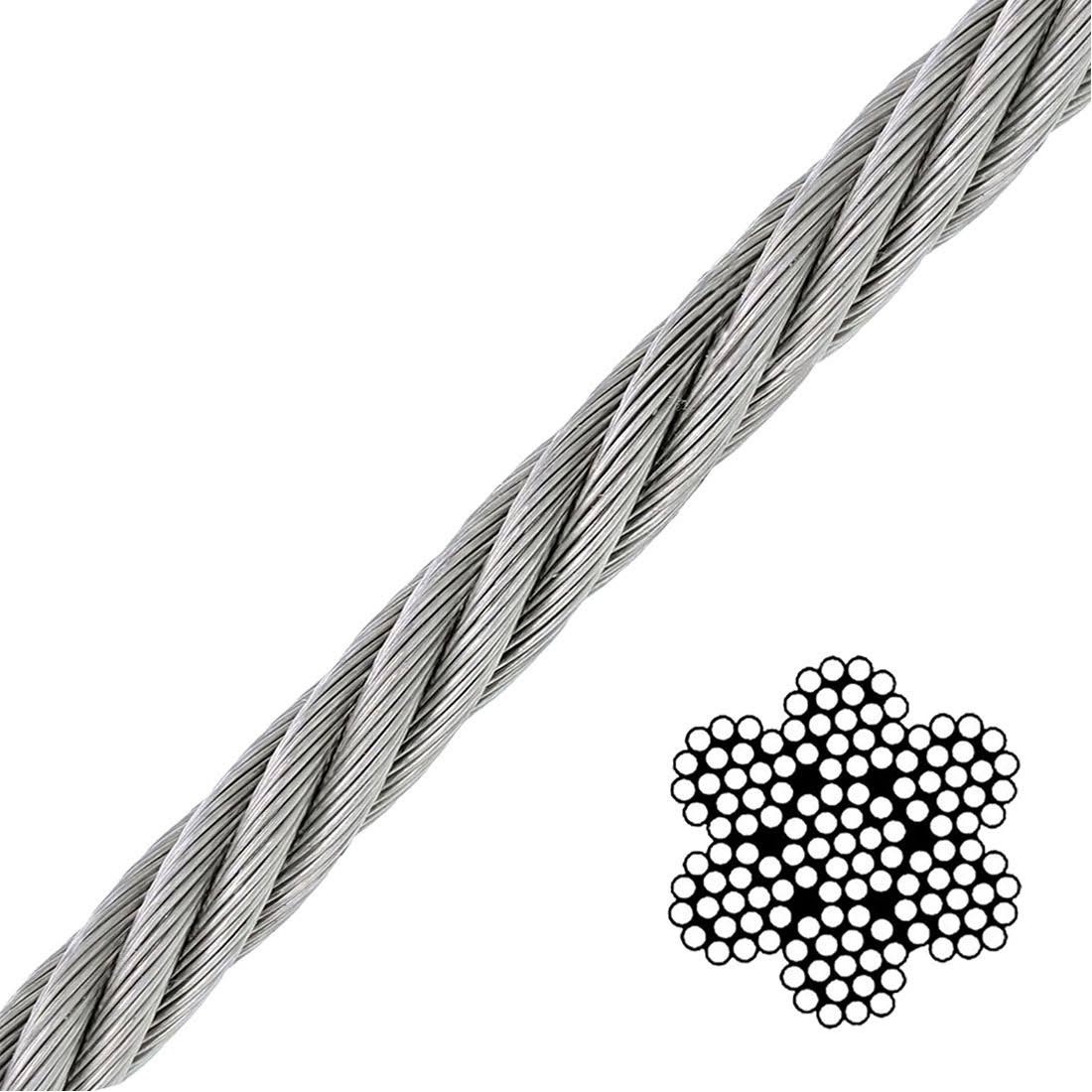 Galvanized Aircraft Cable N77203
