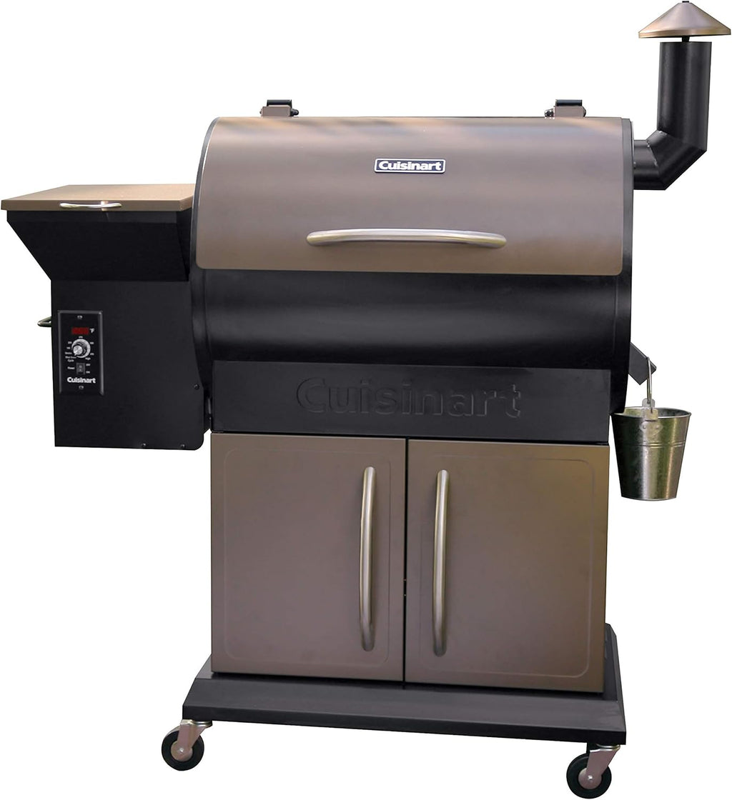 Black Vertical Propane Smoker with Four Removable Shelves T75114