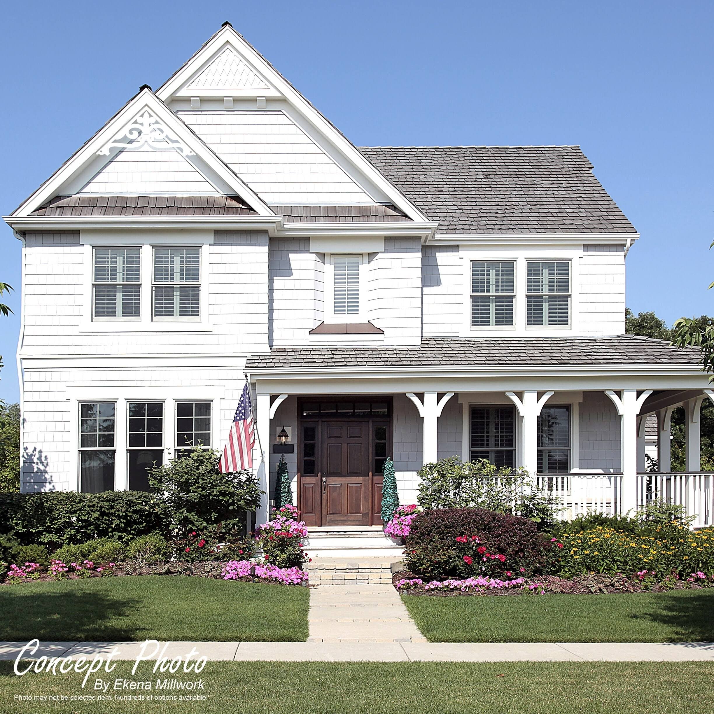 PVC Gable Pediment Z35501