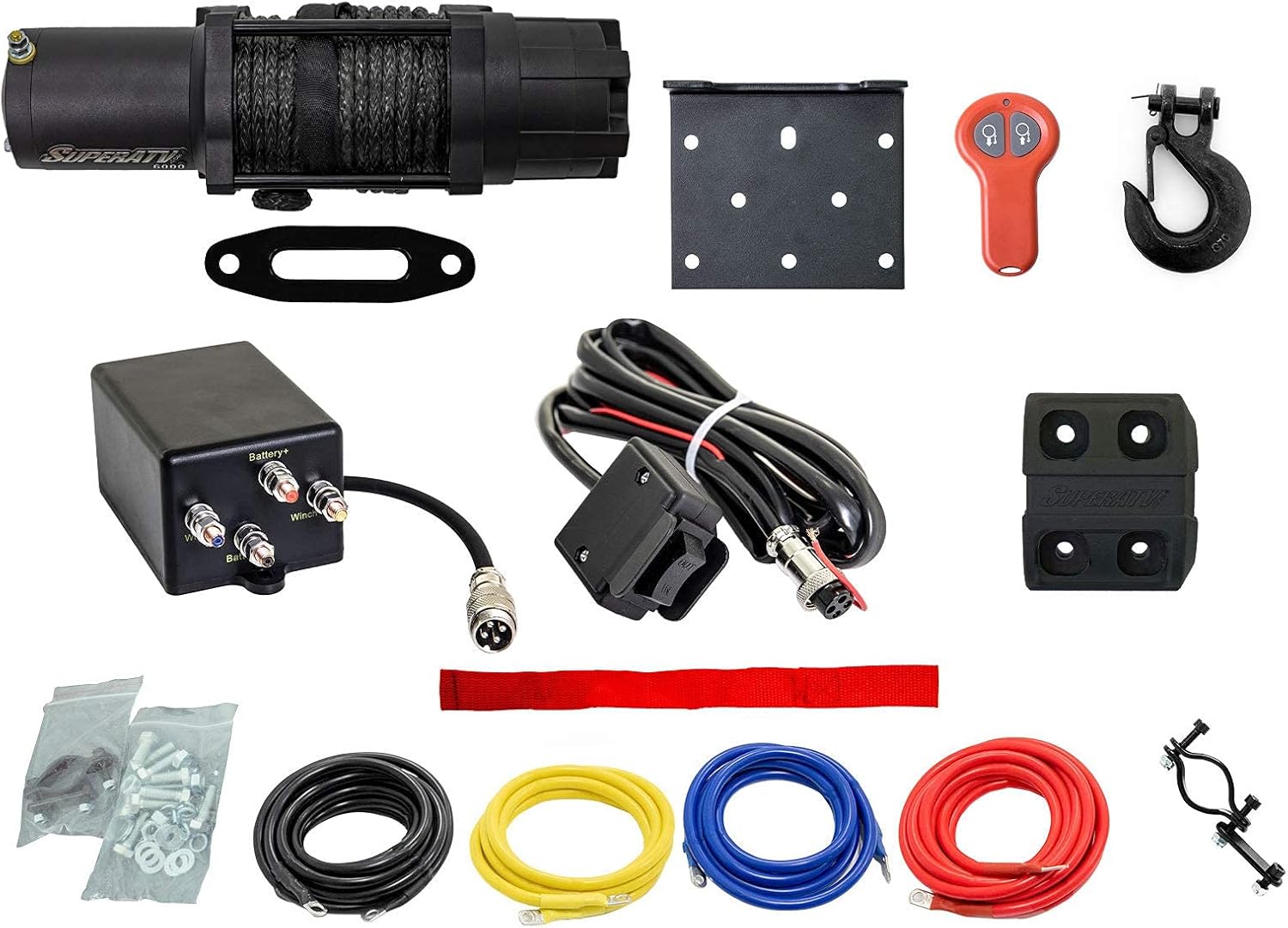 6000 lb Winch with Winch Mounting Plate W64768